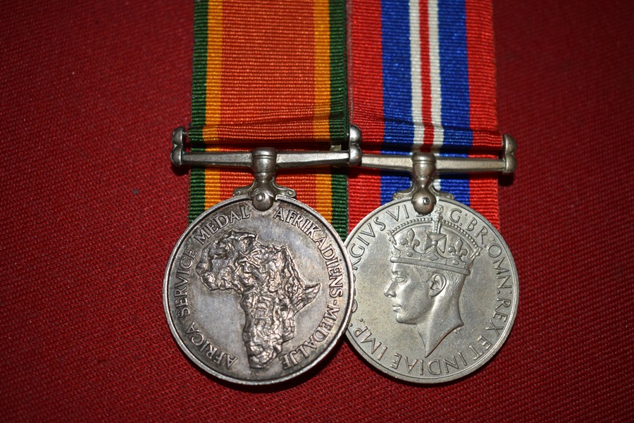 WW2 SOUTH AFRICAN MEDAL PAIR-SOLD
